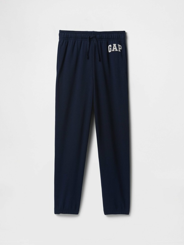 GAP Gyerek fleece sportnadrág logóval army GAP