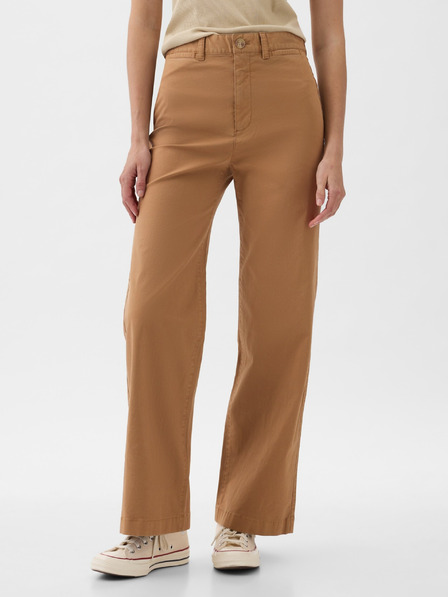GAP Khaki nadrág Wide GAP