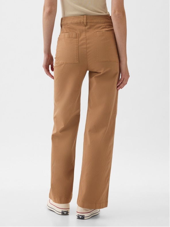 GAP Khaki nadrág Wide GAP