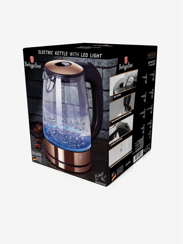 Berlingerhaus Vízforraló 1,7 l 2200W Rosegold Metallic Line BERLINGERHAUS