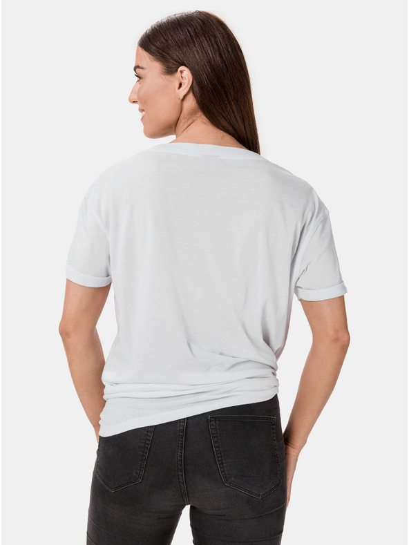 Sam 73 Fehér női nyomtatott póló SAM 73 Annabel