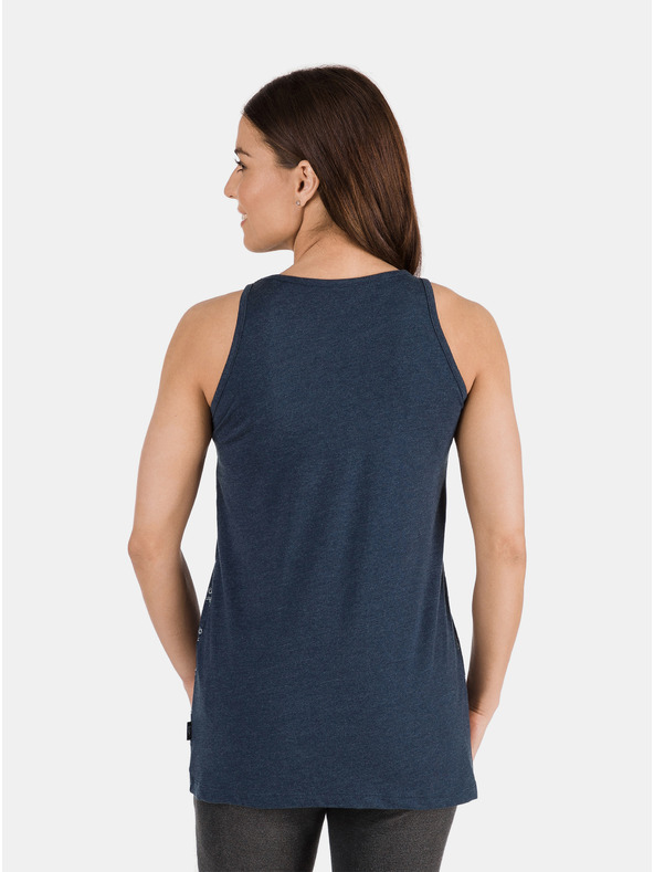 Sam 73 Sötétkék női mintás trikó SAM 73