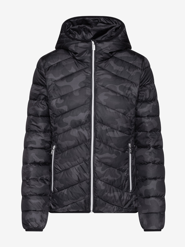 Sam 73 Fekete Női steppelt Camouflage kabát Sam 73