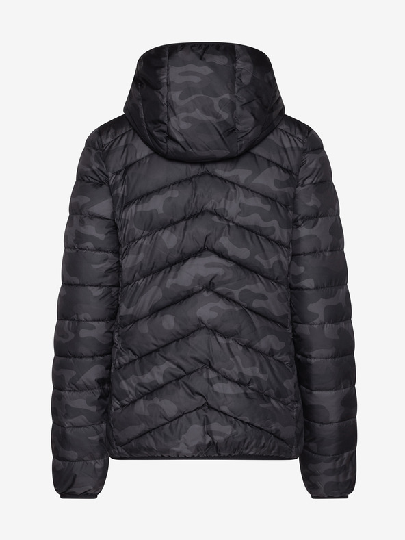 Sam 73 Fekete Női steppelt Camouflage kabát Sam 73