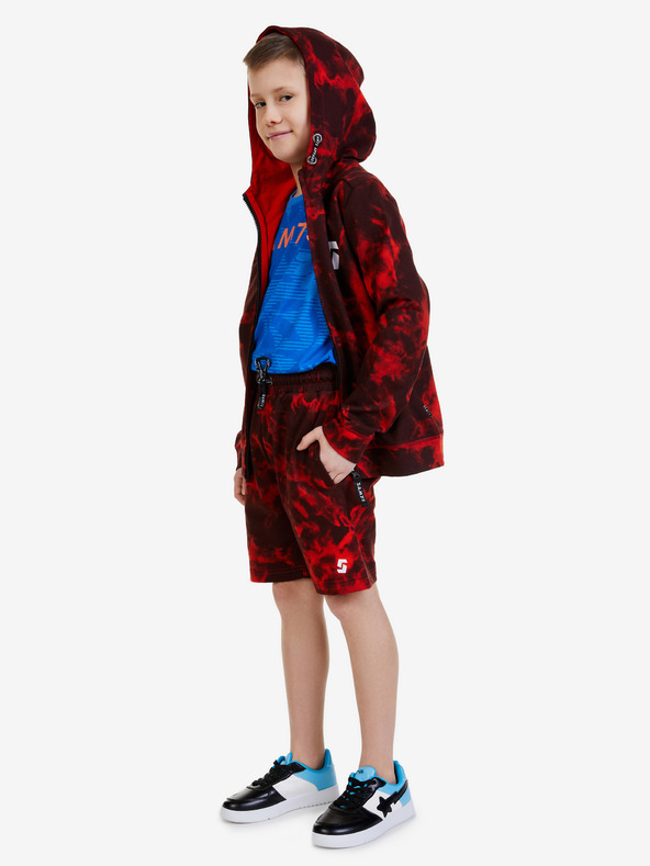 Sam 73 Piros fiú mintás rövidnadrág SAM 73 Graham