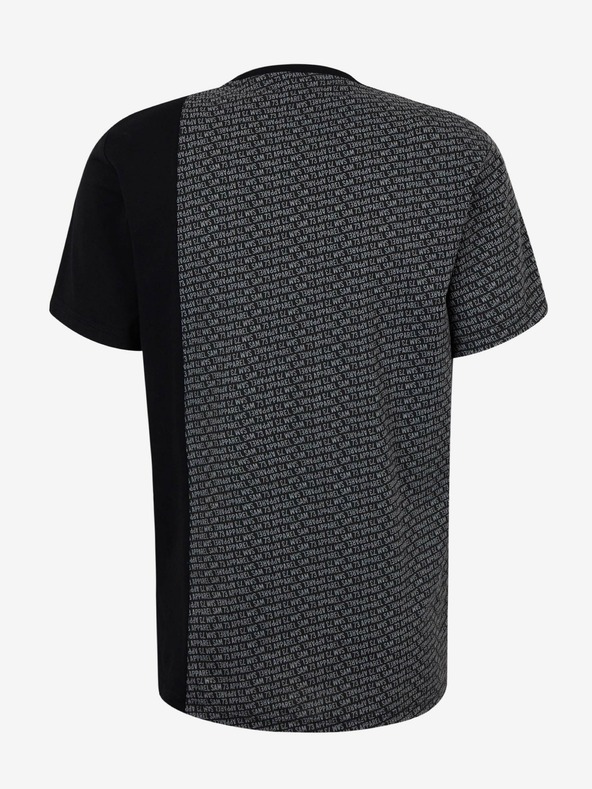 Sam 73 Fekete férfi mintás póló SAM 73 Paul