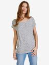 Sam 73 Világosszürke női mintás póló SAM 73 Cindy