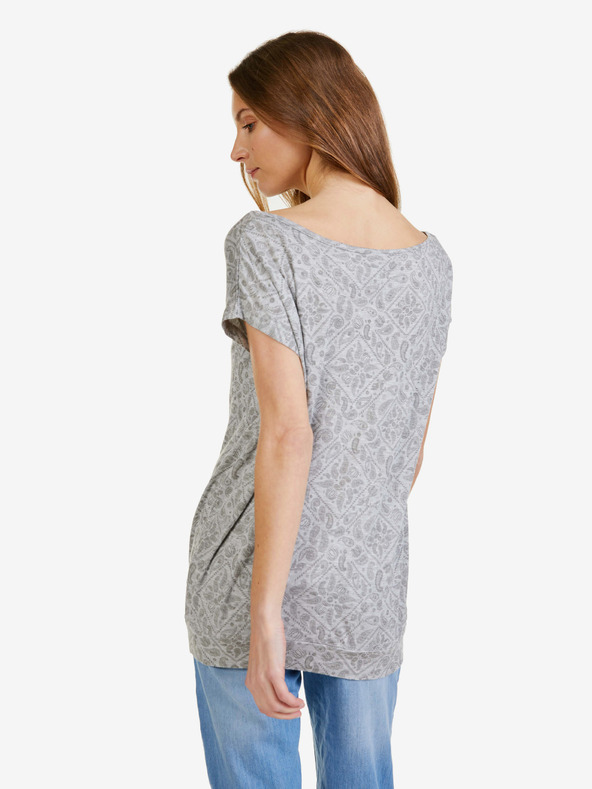 Sam 73 Világosszürke női mintás póló SAM 73 Cindy