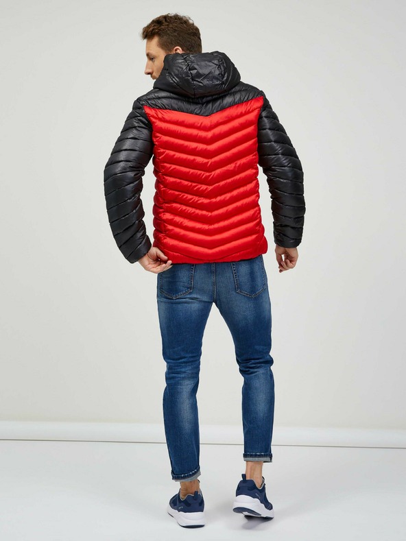 Sam 73 Fekete-piros férfi steppelt dzseki SAM 73 Ulrik