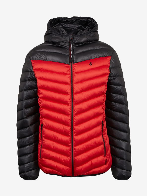 Sam 73 Fekete-piros férfi steppelt dzseki SAM 73 Ulrik