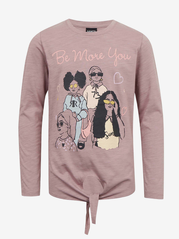 Sam 73 Régi rózsaszín lány hosszú ujjú póló SAM 73 Vadania