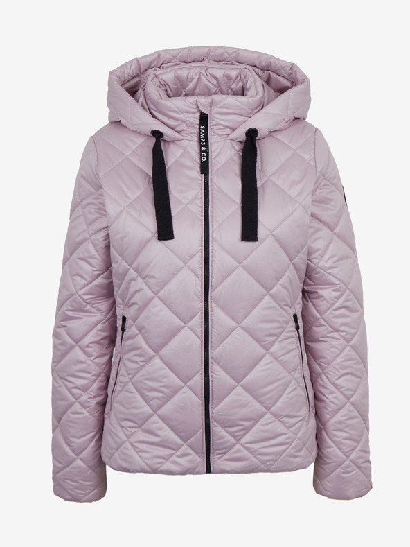 Sam 73 Világos rózsaszín női steppelt kabát SAM 73 Lilly