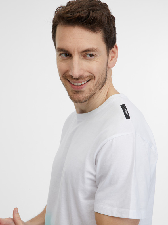 Sam 73 Kék-fehér férfi póló SAM 73 Vito