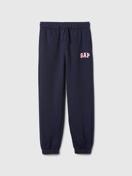 GAP Gyerek fleece sportnadrág logóval army GAP