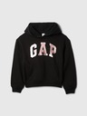 GAP Gyerek pulóver logóval és fleece béléssel GAP