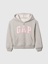 GAP Gyerek pulóver logóval és fleece béléssel GAP