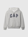 GAP Gyerek pulóver logóval és fleece béléssel GAP