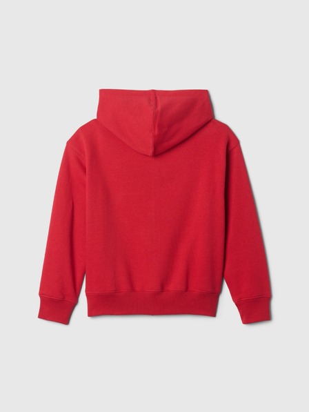 GAP Gyerek pulóver logóval és fleece béléssel GAP