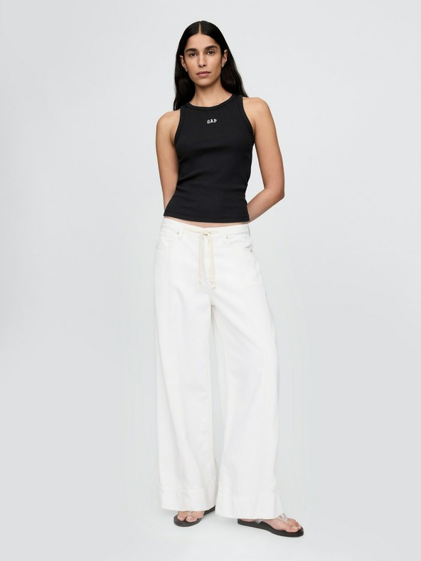 GAP Bordázott top logóval Americana GAP