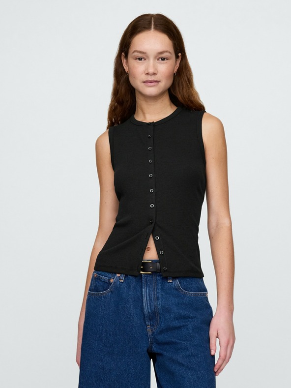 GAP Bordázott kardigán mellény GAP