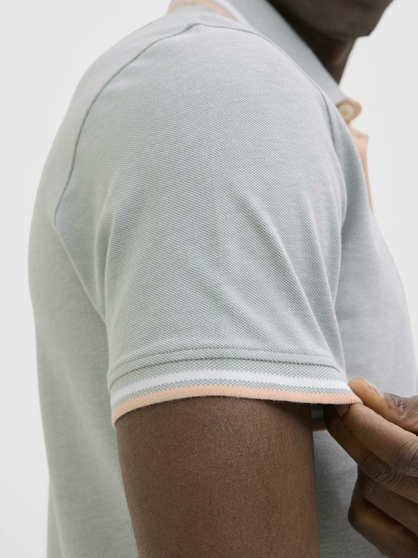 Jack & Jones Világos zöld férfi polo póló Jack & Jones