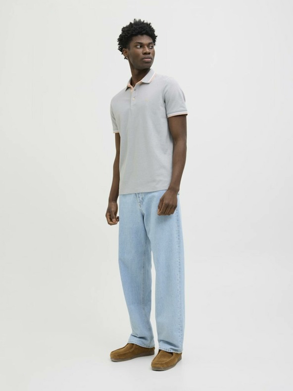 Jack & Jones Világos zöld férfi polo póló Jack & Jones