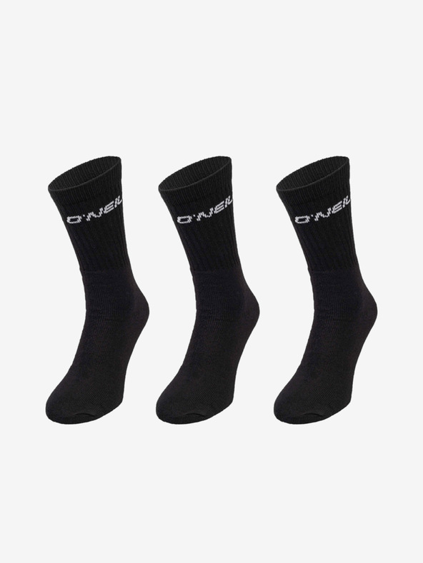 O'Neill O'Neill Sportsocks 3P - 3 pár fekete zokni