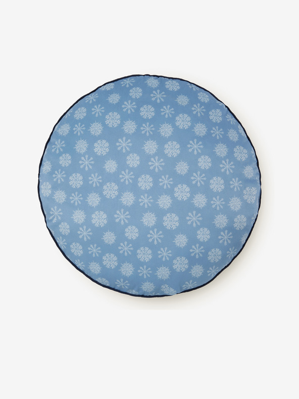 HIP Átmérő 55 cm - Kék színű, megfordítható párna HIP Phalini motívummal