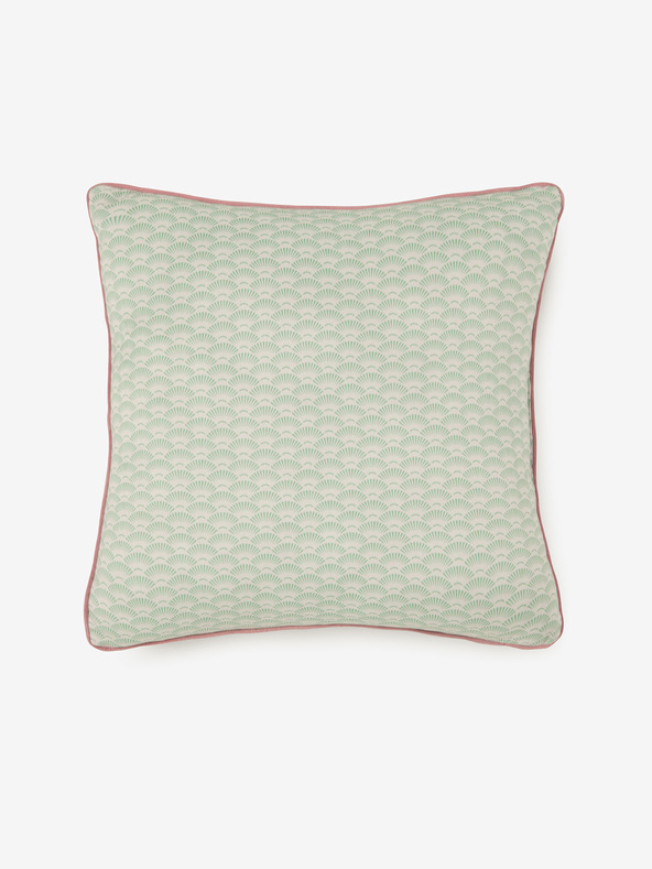 HIP 48 x 48 cm - Zöld és rózsaszínű HIP Romini fordítható párna