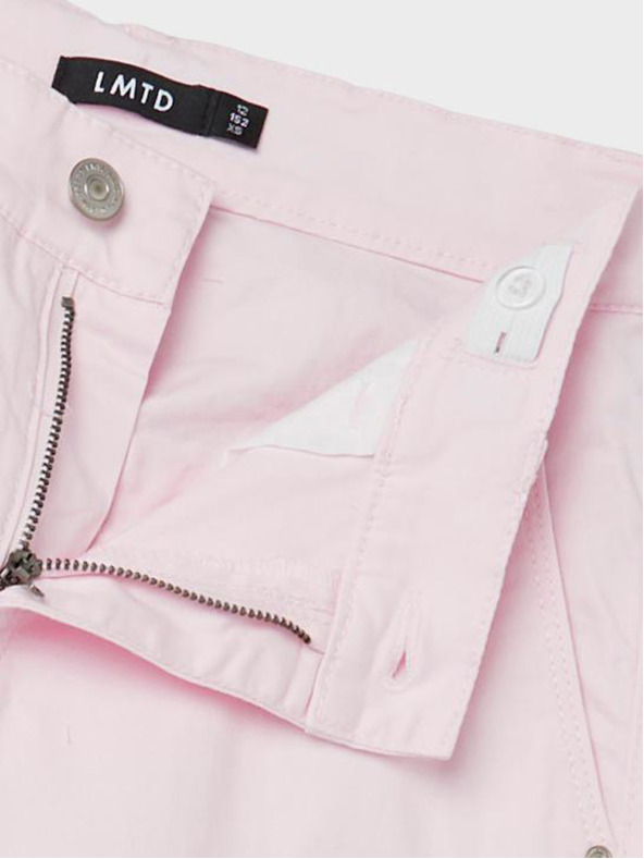 LIMITED by name it Világos rózsaszínű, széles szárú lánynadrág zsebekkel LIMITED by name it Hilse