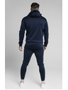 Siksilk Sötétkék SikSilk férfi kapucnis pulóver