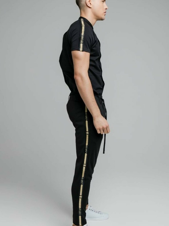 Siksilk Fekete férfi SikSilk ing