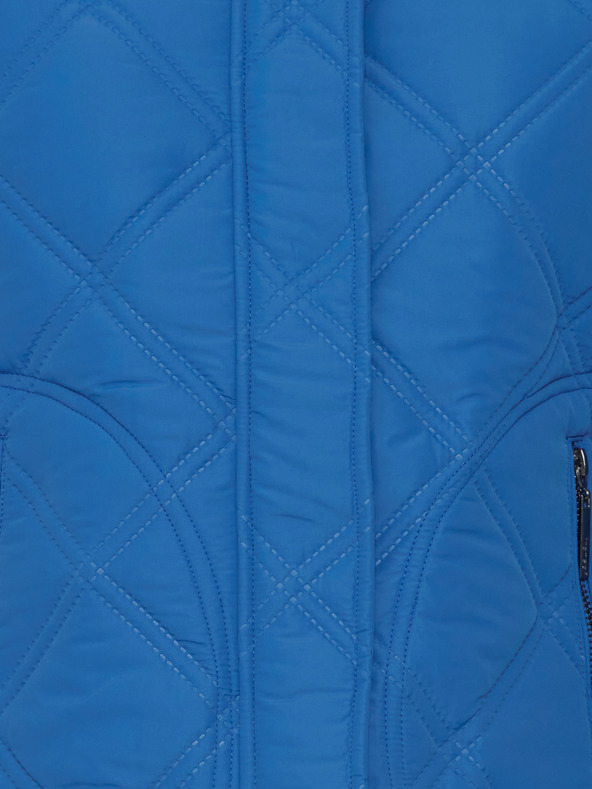 Fransa Kék női steppelt dzseki Fransa