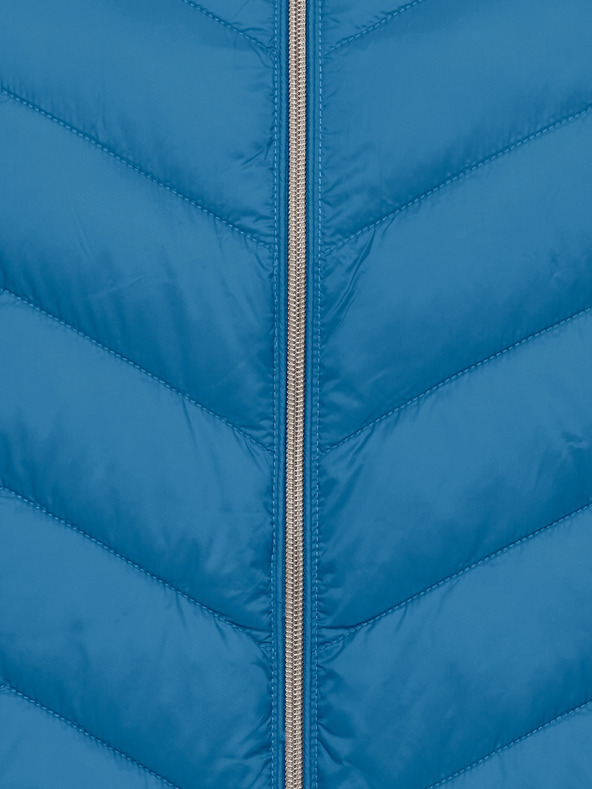 Fransa Kék női steppelt dzseki Fransa