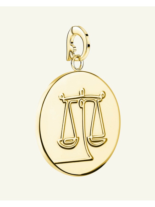 Rosefield Rosefield arany színű medál Zodiac Coin Mérleg