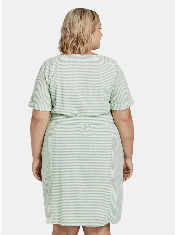 My True Me Tom Tailor Világoszöld női csíkos ruha My True Me Tom Tailor Tom Tailor