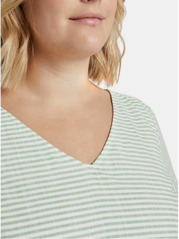 My True Me Tom Tailor Világoszöld női csíkos ruha My True Me Tom Tailor Tom Tailor