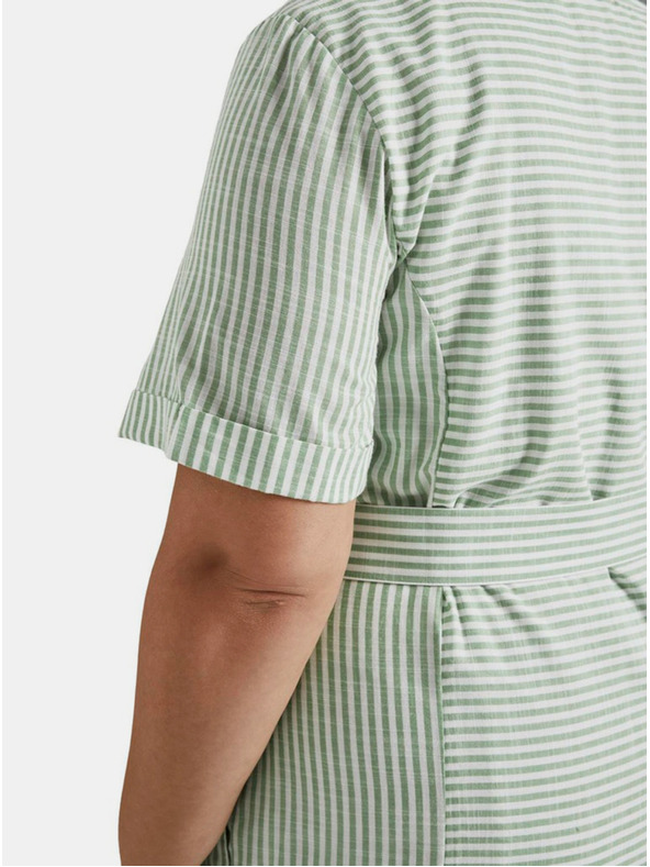 My True Me Tom Tailor Világoszöld női csíkos ruha My True Me Tom Tailor Tom Tailor
