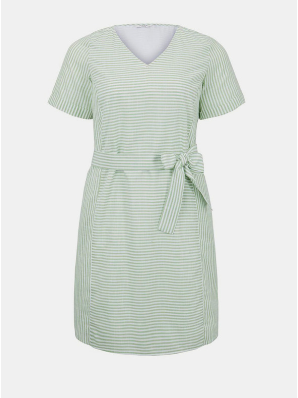 My True Me Tom Tailor Világoszöld női csíkos ruha My True Me Tom Tailor Tom Tailor