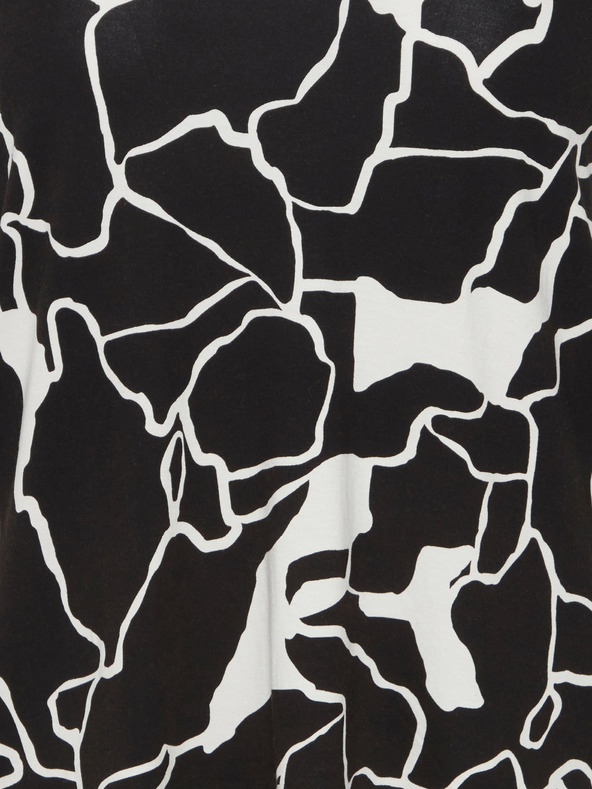 Fransa Fehér és fekete Női mintás póló Fransa