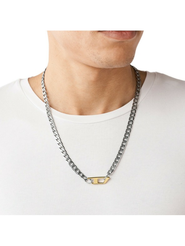 Diesel Diesel DX1343040 férfi acél nyaklánc