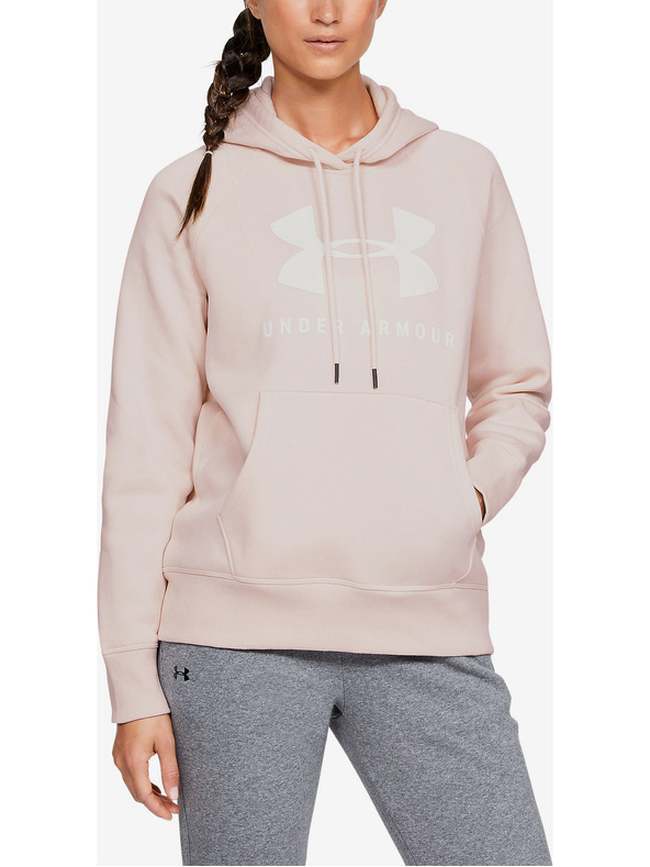 Under Armour Női felső Under Armour RIVAL FLEECE SPORTSTYLE GRAPHIC HOODIE-B